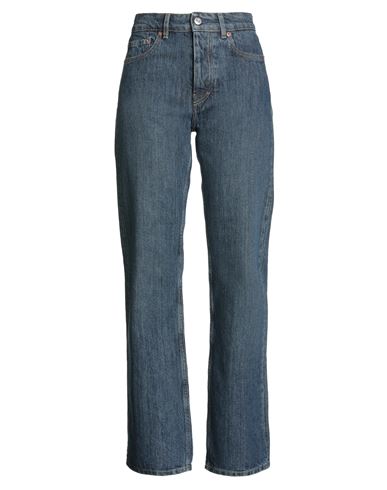 Our Legacy Woman Jeans Blue Size 28 Cotton In Multi