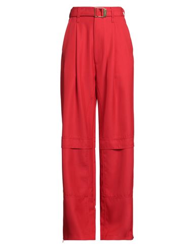 Ami Alexandre Mattiussi Woman Pants Red Size M Virgin Wool