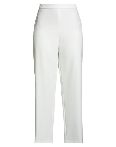 Xandres Woman Pants White Size 20 Recycled Polyester, Elastane