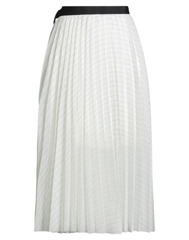 Falda midi Mujer Marfil 2 Mujer