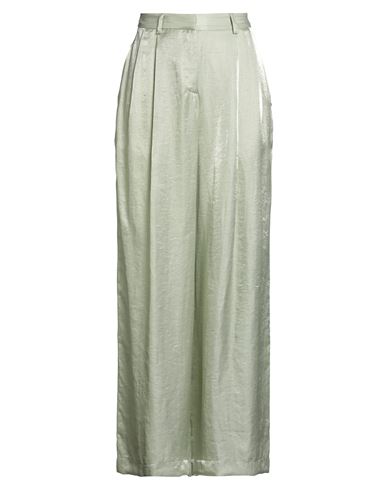 Ottod'ame Trésor Woman Pants Light Green Size 8 Viscose, Linen, Polyamide