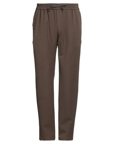 Les Deux Man Pants Khaki Size Xl Recycled Polyester, Viscose, Elastane In Brown