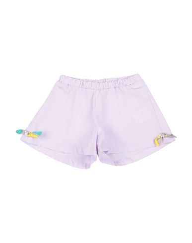 Pucci Newborn Girl Shorts & Bermuda Shorts Lilac Size 3 Cotton In Purple