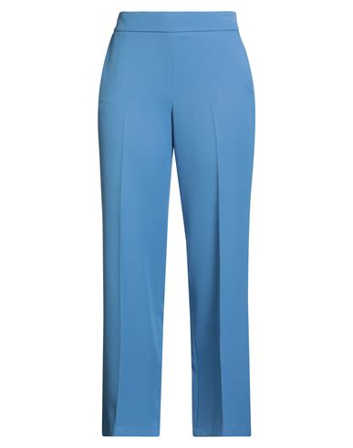 Marie Méro Woman Pants Azure Size 10 Polyester, Elastane In Blue