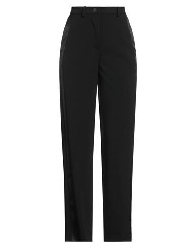 Vicolo Woman Pants Black Size Xs Acetate, Viscose
