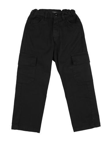 Paolo Pecora Toddler Boy Pants Black Size 6 Cotton, Elastane In Black