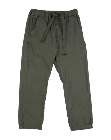 Paolo Pecora Toddler Boy Pants Military Green Size 6 Cotton, Elastane In Green