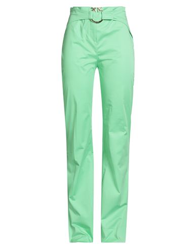 Pinko Woman Pants Green Size 6 Cotton, Elastane