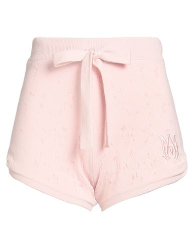Amiri Woman Shorts & Bermuda Shorts Pink Size Xxs Cashmere, Cotton