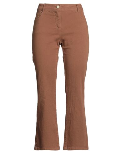 Pennyblack Woman Jeans Brown Size 12 Cotton, Elastane