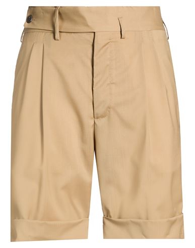 Gabriele Pasini Man Shorts & Bermuda Shorts Camel Size 32 Wool In Neutral