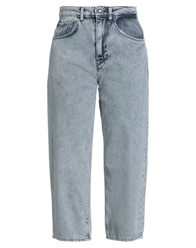 P.grax P. Grax Woman Jeans Blue Size 31 Cotton, Elastane In Blue