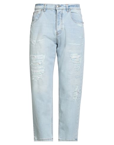 John Richmond Man Jeans Blue Size 36 Cotton, Elastane