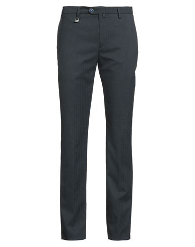 Barbati Man Pants Midnight Blue Size 40 Polyester, Viscose, Wool, Elastane