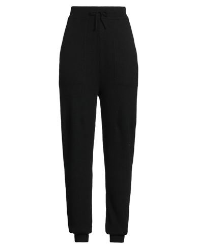 N.o.w. Nation Of Women By Persona N. O.w. Nation Of Women By Persona Woman Pants Black Size L Wool, Viscose, Cashmere, Nylon