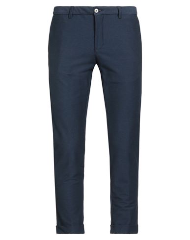 At.p.co At. P.co Man Pants Navy Size 36 Polyester, Cotton, Elastane In Blue