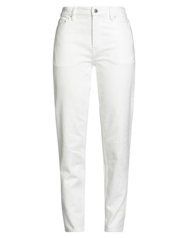 Totême Toteme Woman Jeans White Size 30 Organic Cotton