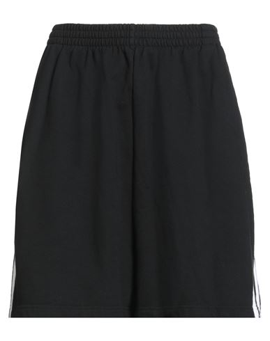 Balenciaga X Adidas Originals Woman Shorts & Bermuda Shorts Black Size L Cotton, Polyester In Black