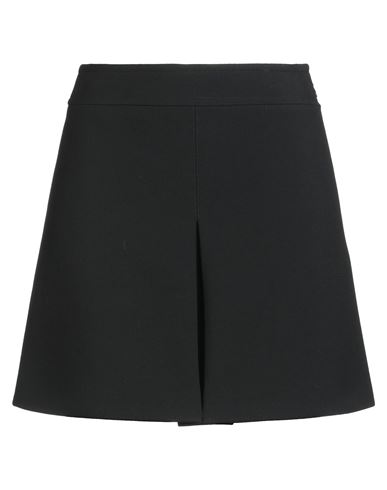 Celine Woman Mini Skirt Black Size 6 Wool