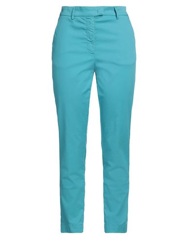 Myths Woman Pants Deep Teal Size 4 Lyocell, Cotton, Elastane In Blue