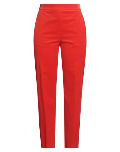 Agnona Woman Pants Red Size 10 Cotton, Cashmere, Elastane