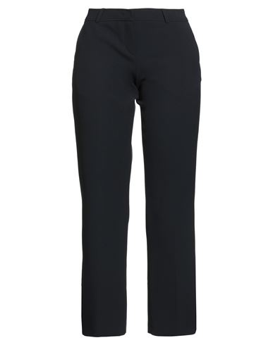 Nvsco 2107 Woman Pants Midnight Blue Size 14 Polyester, Viscose, Cotton, Elastane In Black
