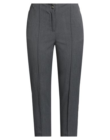 Alessia Santi Woman Pants Charcoal Size 10 Polyester, Viscose, Elastane In Gray