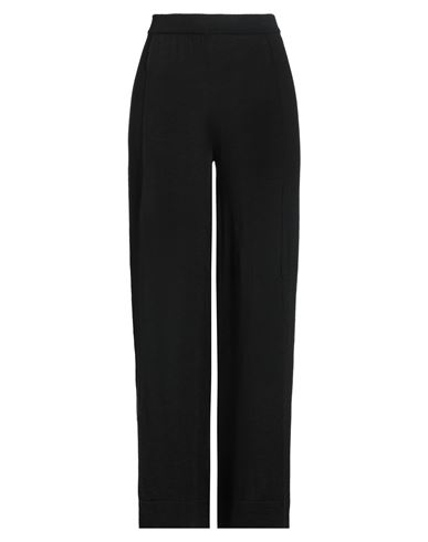 Daniele Fiesoli Collezione N_01 Woman Pants Black Size L Linen, Cotton In Black