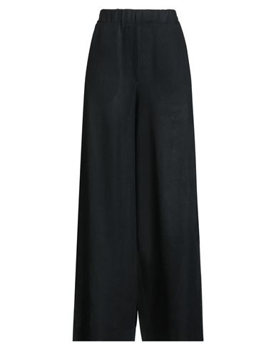 Daniele Fiesoli Collezione N_01 Woman Pants Black Size M Linen In Black