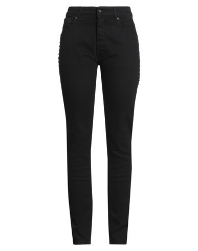 Costume National Contemporary Woman Jeans Black Size 32 Cotton, Elastane