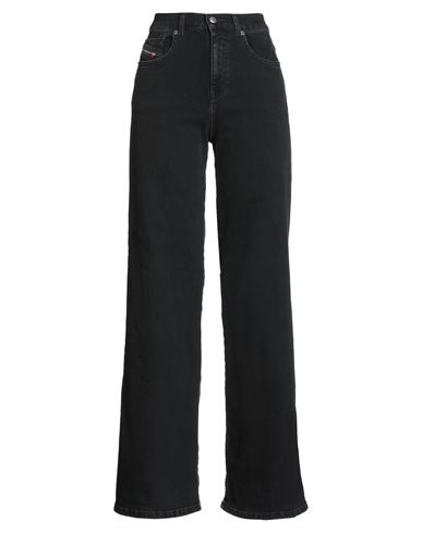 Diesel Woman Jeans Black Size 31w-32l Cotton, Elastane In Black
