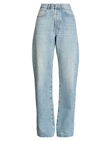 Diesel Woman Jeans Blue Size 30w-32l Cotton In Blue