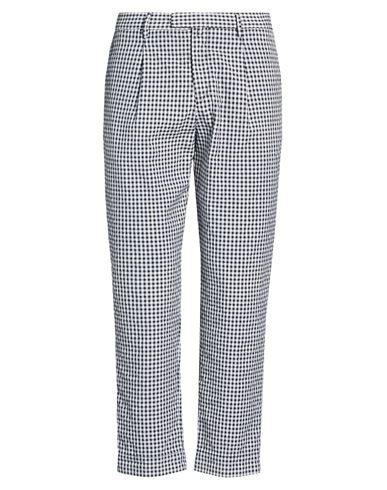 B Settecento Voyage Man Pants Midnight Blue Size 33 Polyester, Linen, Cotton In Blue