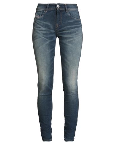 Diesel Woman Jeans Blue Size 30w-32l Cotton, Modal, Elastomultiester, Elastane In Blue