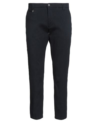 Yes Zee By Essenza Man Pants Navy Size 40 Cotton, Elastane In Black