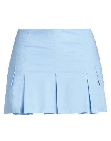 Haveone Woman Shorts & Bermuda Shorts Azure Size M Cotton In Blue