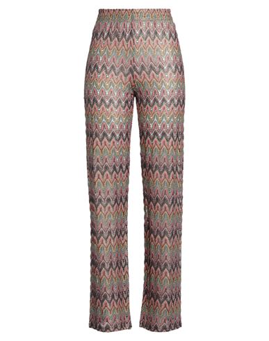 Anjuna Woman Pants Salmon Pink Size Xl Cotton, Polyester In Brown