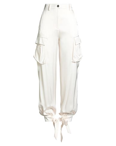 Pinko Woman Pants Ivory Size 2 Viscose In White