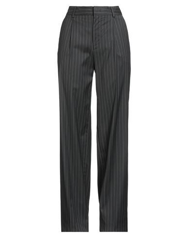 Pt Torino Woman Pants Black Size 10 Virgin Wool, Viscose, Elastane In Black