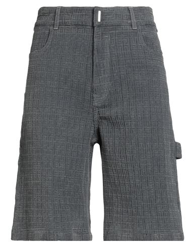Givenchy Man Shorts & Bermuda Shorts Grey Size 33 Cotton In Gray