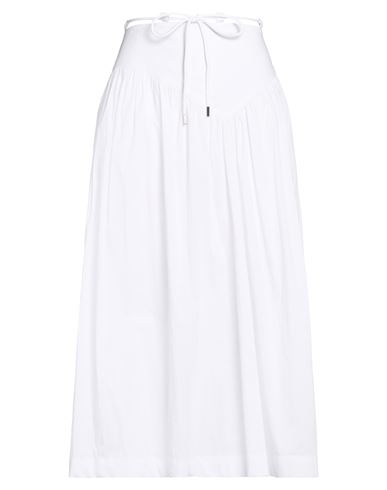 Midi-Rock Damen Weiß 36,38 Damen