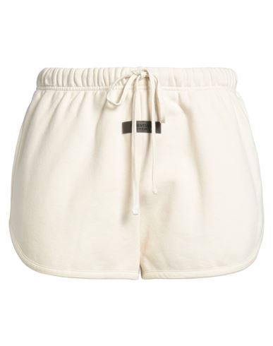 Essentials Fear Of God  Woman Shorts & Bermuda Shorts Cream Size Xl Cotton, Polyester In White