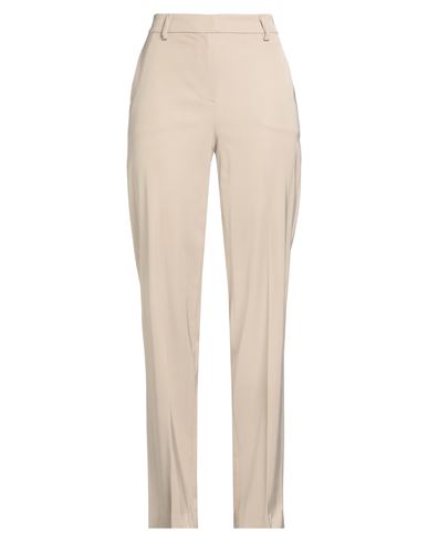 Pt Torino Woman Pants Beige Size 10 Viscose, Elastane In Neutral