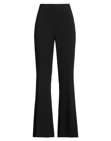 Ottod'ame Woman Pants Black Size 8 Polyester, Viscose, Elastane