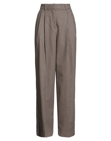 Ottod'ame Woman Pants Camel Size 4 Polyester, Wool, Cotton, Polyamide, Elastane In Nude