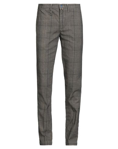 Barbati Man Pants Beige Size 30 Cotton, Polyester, Elastane In Gray