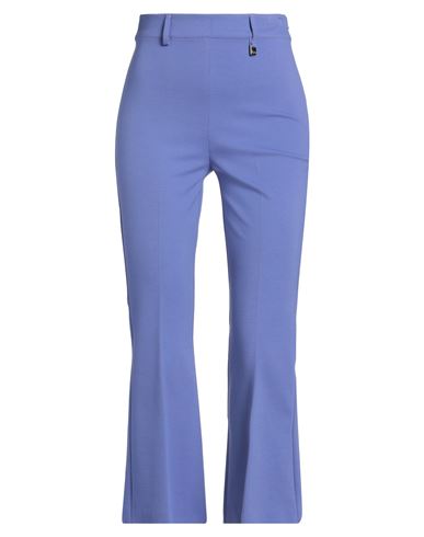 Hanita Woman Pants Lilac Size 2 Viscose, Nylon, Elastane In Purple
