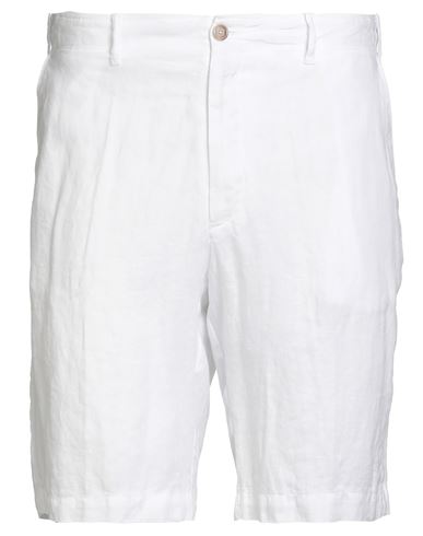 Fedeli Man Shorts & Bermuda Shorts White Size Xxl Linen