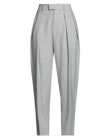Berwich Woman In  Woman Pants Light Grey Size 6 Polyester, Virgin Wool, Elastane In Gray