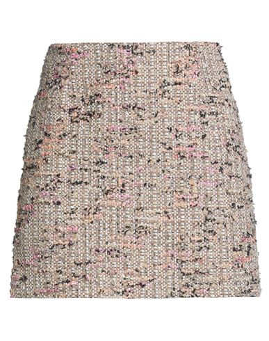 Tagliatore 02-05 Woman Mini Skirt Beige Size 8 Polyamide, Virgin Wool, Polyester, Viscose, Cotton In Neutral
